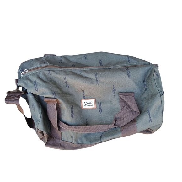 Vans Olive Green Canvas Duffel Bag - Picture 1 of 3
